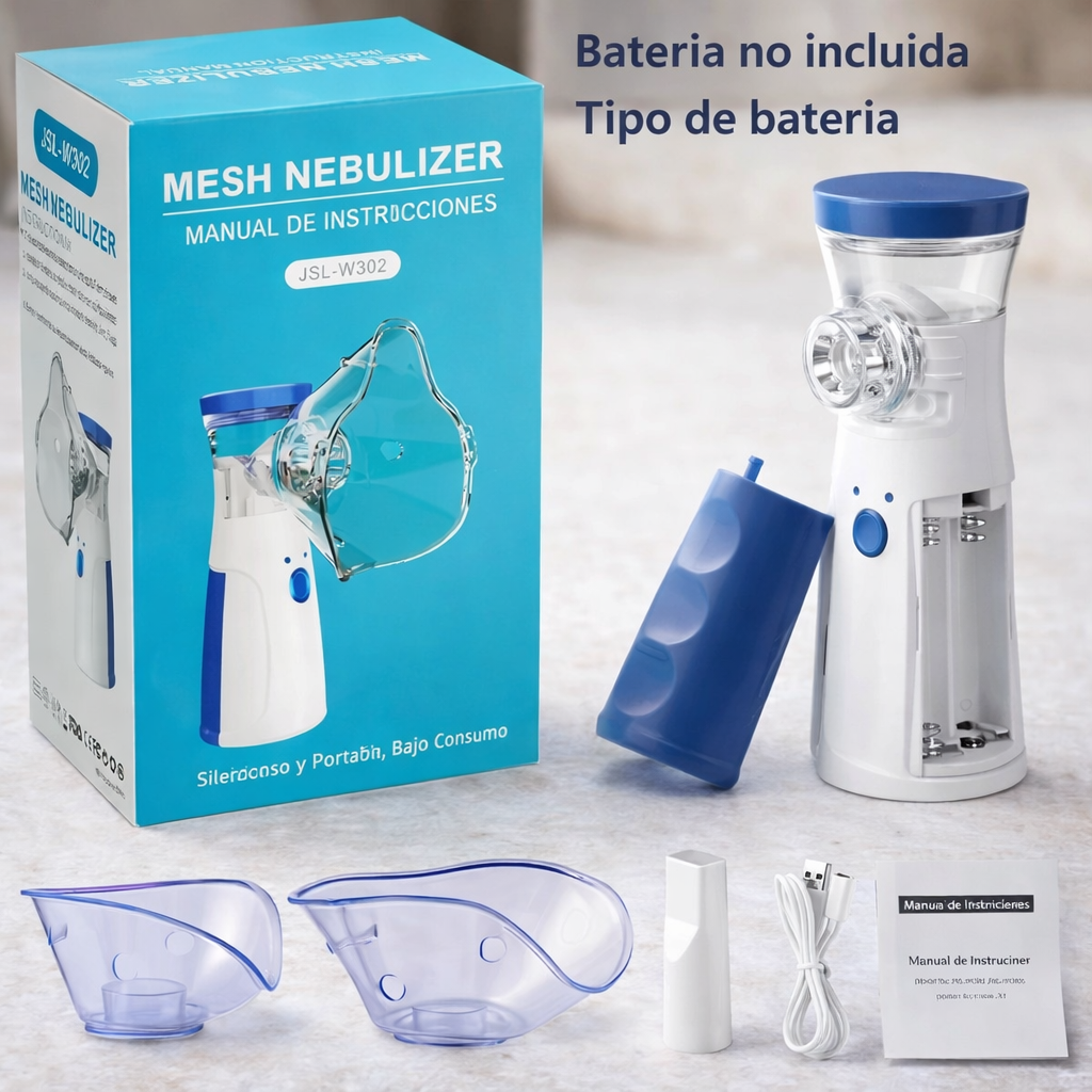 AeroPure™ – Nebulizador Inalámbrico Portátil