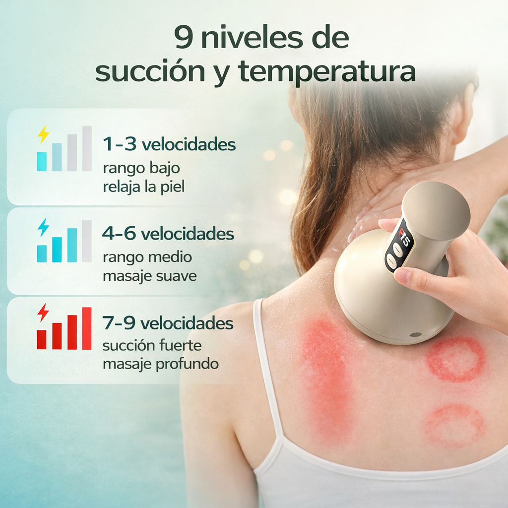BodyZen™ – Masajeador de Ventosa 9 Niveles