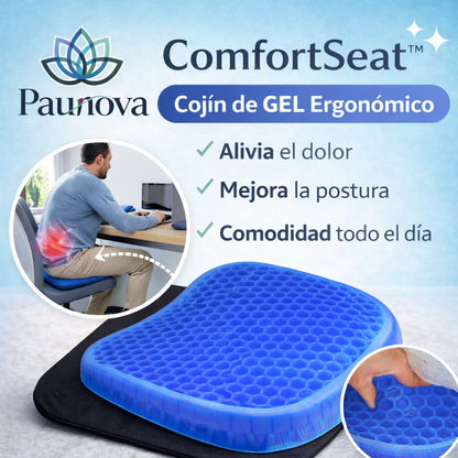 ComfortSeat™ - Cojín de Gel Ergonómico